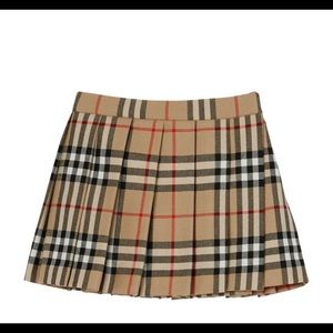 Burberry Vintage check pleated skirt